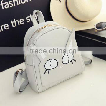 2017 Trending fancy ladies fashion bag leather backpack