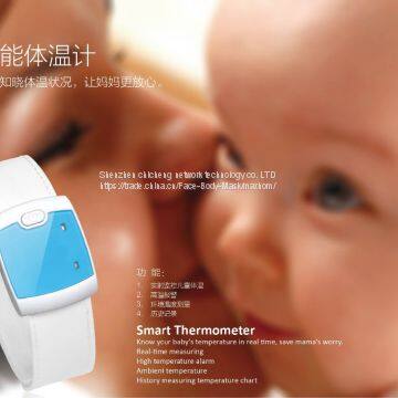First Portable Smart Kids Children Bluetooth Smart Thermometer For Smartphone photo-2