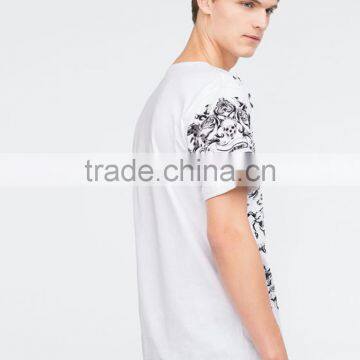 New Style Men Custom t Shirt Ancient Pattern Printed photo-3