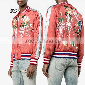 Wholesale men's bomber jacket custom men's bomber jacket embroidery bomber jacket