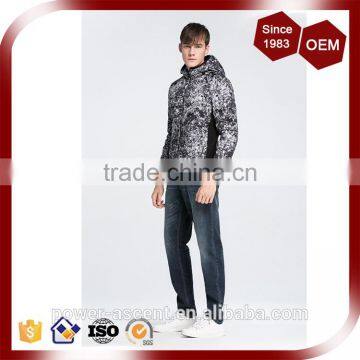 Water-wave Print Light Weight Fashion Padding Jacket for Men photo-6