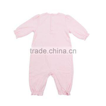 Embroidery Ballet Shoes Newborn Romper Baby Girl Bubble Romper photo-2