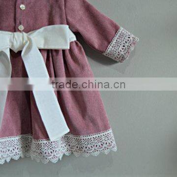 Lace Christmas Dresses Mother Daughter Matching Dress Baby Girl Frocks With Baby Bloomers photo-3