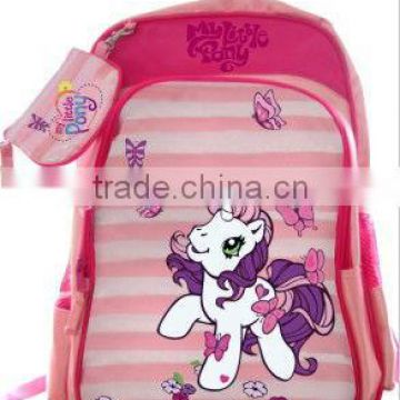 2014 New design Girl's Cartoon School Bag Children Backpack