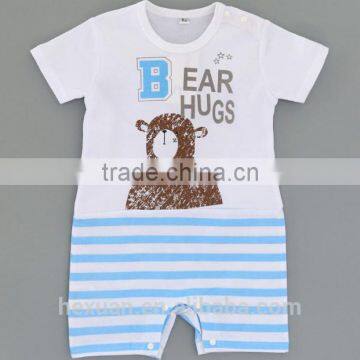 100% Cotton Short Baby Romper Wholesale photo-3
