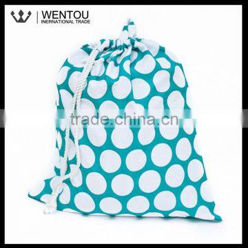 China Chevron Polka Dot Cotton Laundry Bag For College photo-4