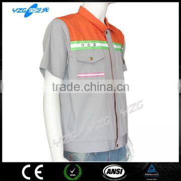 Reflective Built-in LED Light Flashing Working T-shirt photo-3