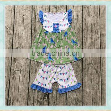 The 2017hot Sale Girl Set is Designed With the Theme of July 4th Cartoon Pattern photo-3