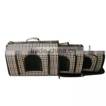 Eco-Friendly Gray 600D Cat Pet Carrier , Pet Carrier Bag , Dog Carrier