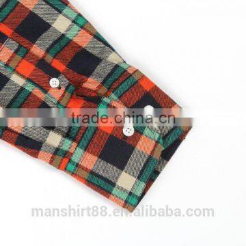 New Design Regular Long Sleeve Causal Men Shirt 100% Cotton Men Check Shirt photo-3