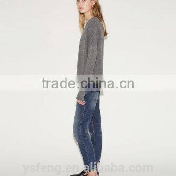 2017 New Design Hand Knitted Woolen Girls Sweater photo-2