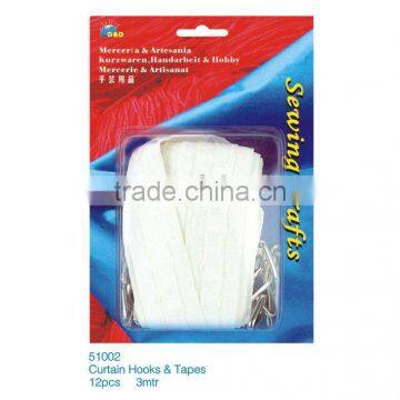 D&D Curtain Hooks&Tapes(No51002)