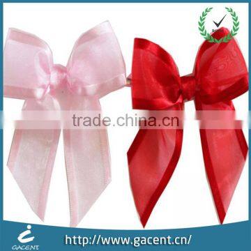 Polyester Mesh Christmas Packing Ribbon Bow photo-3