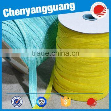 Fold over elastic tape with nylon and spandex material