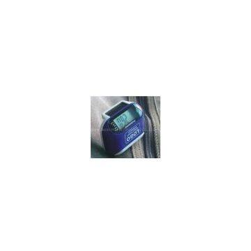 Solar pedometer with distance and calorie function