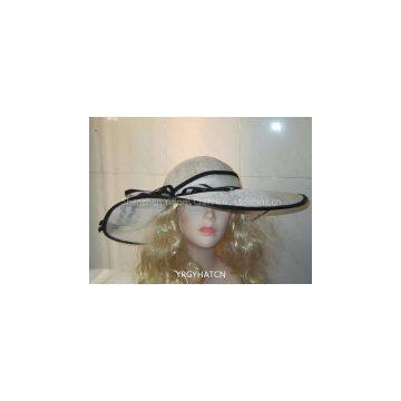 YRSM13053 Sinamay hat/ occasion hat/ Church hat/ racing hat/ wedding hat/derby hat