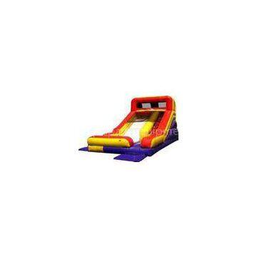 Customized Durable Inflatable Commercial Water Slides With Heavy Duty Quickly Deflation Zips