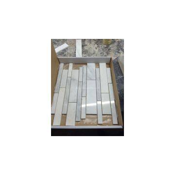 oriental white long strips mosaics