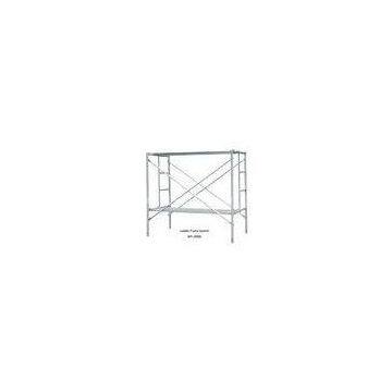 Galvanized mobile ladder frame scaffolding System with wheel for bulding