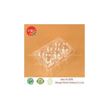 Clear Disposable Plastic Clamshell Egg Tray/box photo-2