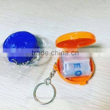Mini disposable face shield cpr mask key chain