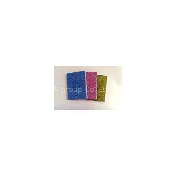 3x4 Mini Memo Note Pads With Stylish Design Glitter Finish Cover and Hook and Loop Closure