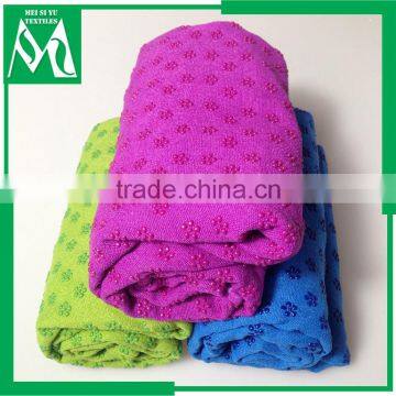 Microfiber yoga towel non slip private label yoga towel