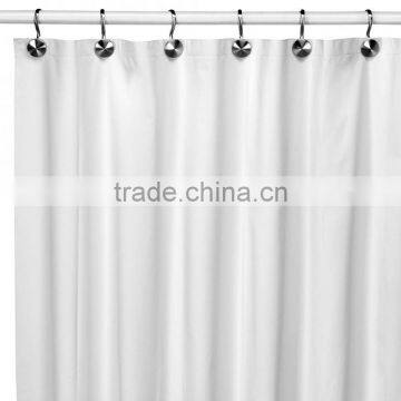 Wholesale 100% Polyester Shower Curtain With Free Shower Curtatin Hooks
