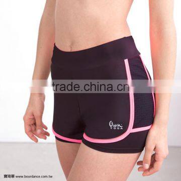 Gym wear layered yoga women gym shorts