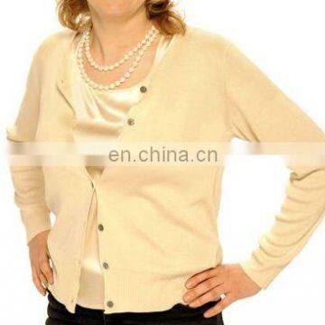 2014 women 100% knitted cashmere cardigan