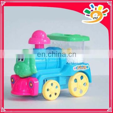 Colorful Plastic Pull Line Train Toy