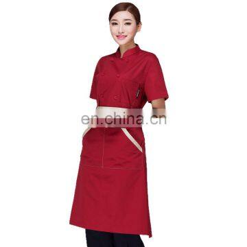 2015 OEM Factory Fashion Red Hotel Reception Uniform Design photo-3