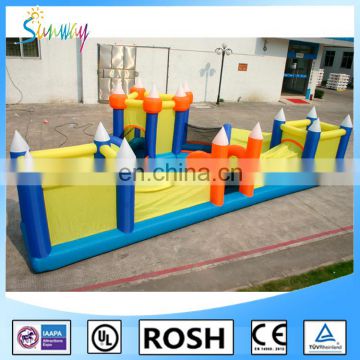 SUNWAY Inflatable bounce caslte with tunnel and ball pool for kids