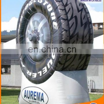 Outdoor inflatable tire,advertising tire model air balloon