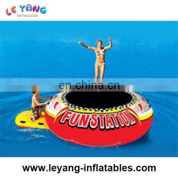 Inflatable Aqua Platform , Inflatable Water Trampoline For Kids And Adults