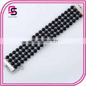European Fashion Hotall-match Personality Brief Multilayer Pearl Bracelet Agent photo-2