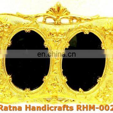 RH Antique look Golden Double Mirror RHM-002