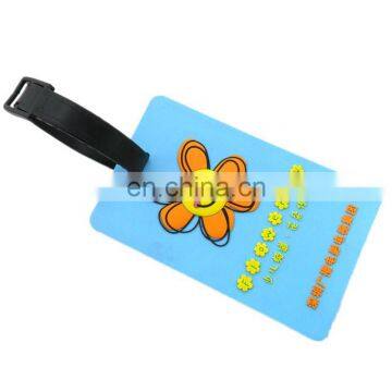 ID clear durable pvc/plastic travel luggage tags