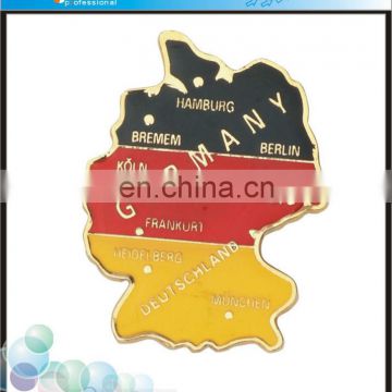 promotion custom germany souvenir metal flag map pins