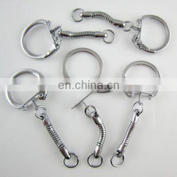 Snake keyring with chain,lever catch