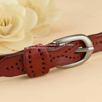 Wholesale High Quality New Design Fashion Woman Jeans Dress Pants Casual Ladies Leather Belt photo-4