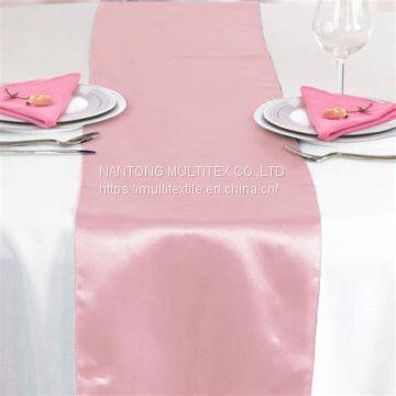 Popular colors wedding Satin Table Runner banquet