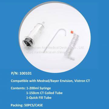 Medrad CT Multipak， CTP-200-FLS, Medrad CT Tripak 200ml, Medrad Envision, Vistron CT syringe