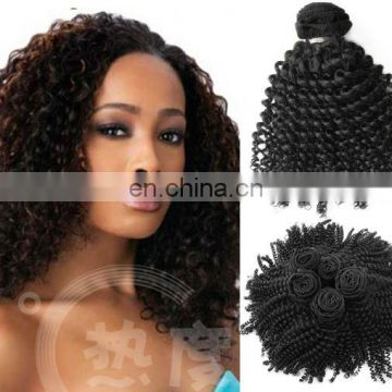 hot hair- natural black 8-30inch free shipping mongolian kinky curly hair weave in wholesale price