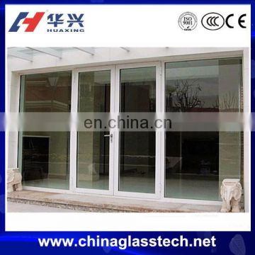 Water resistance tempered clear glass aluminum profile indian main door designs