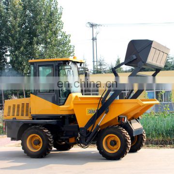 2016 new design 3ton site dumper with self-loading bucket