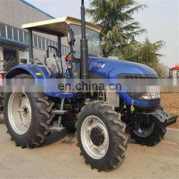 90hp 4WD farm tractor,China tractor with front end loader and backhoe for sale