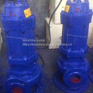 WQB Submersible sewage pump explosion proof slurry pump