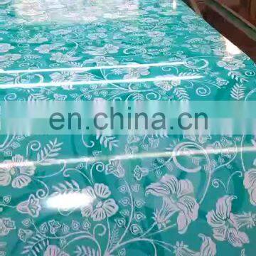 flower pattern pre-painted PPGI color coated steel coil for roofing