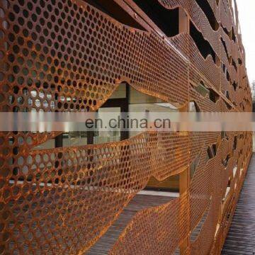 Modern Design Corten Steel Perforated Metal Cladding Price photo-3